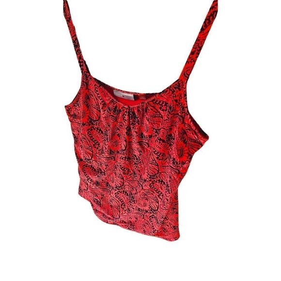 AVENUE STUDIO Plus Size Women's Paisly Print Tank Top - Picture 6 of 12